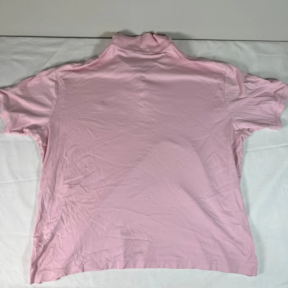 Polo Ralph Lauren Polo Shirt Mens 3XLT Pink Excellent Short Sleeve Tall Pony
